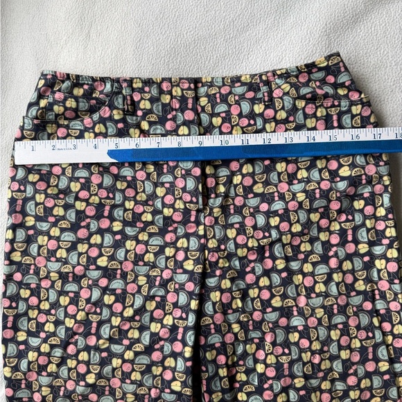Talbots Multicolor Patterned Capris - Picture 3 of 5